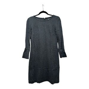 Madewell Charcoal Long Sleeve Dress
